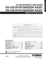 Yamaha RXV-557 - Service Manual-Part-1